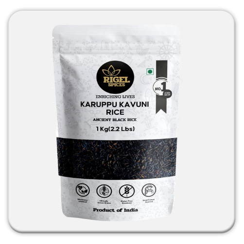 Golden Gate Brands Karuppu Kavuni Rice 1 Kg Traditional Black Rice from Tamil Nadu